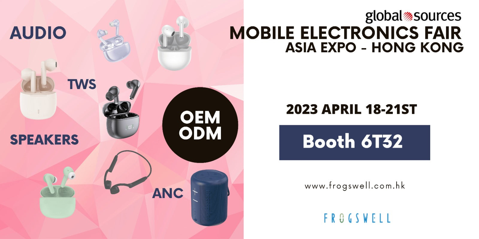 Join us at Mobile Electronics Fair 18-21st APR
